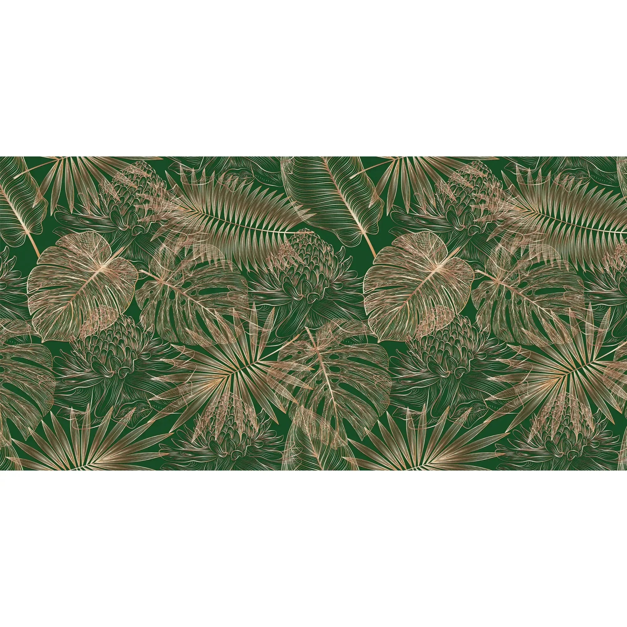 3122-D / Tropical Leaf Pattern Peel and Stick Wallpaper - Modern Plant Design for Home Decor - Perfect for Bedroom, Kitchen, and Bathroom Walls - Artevella