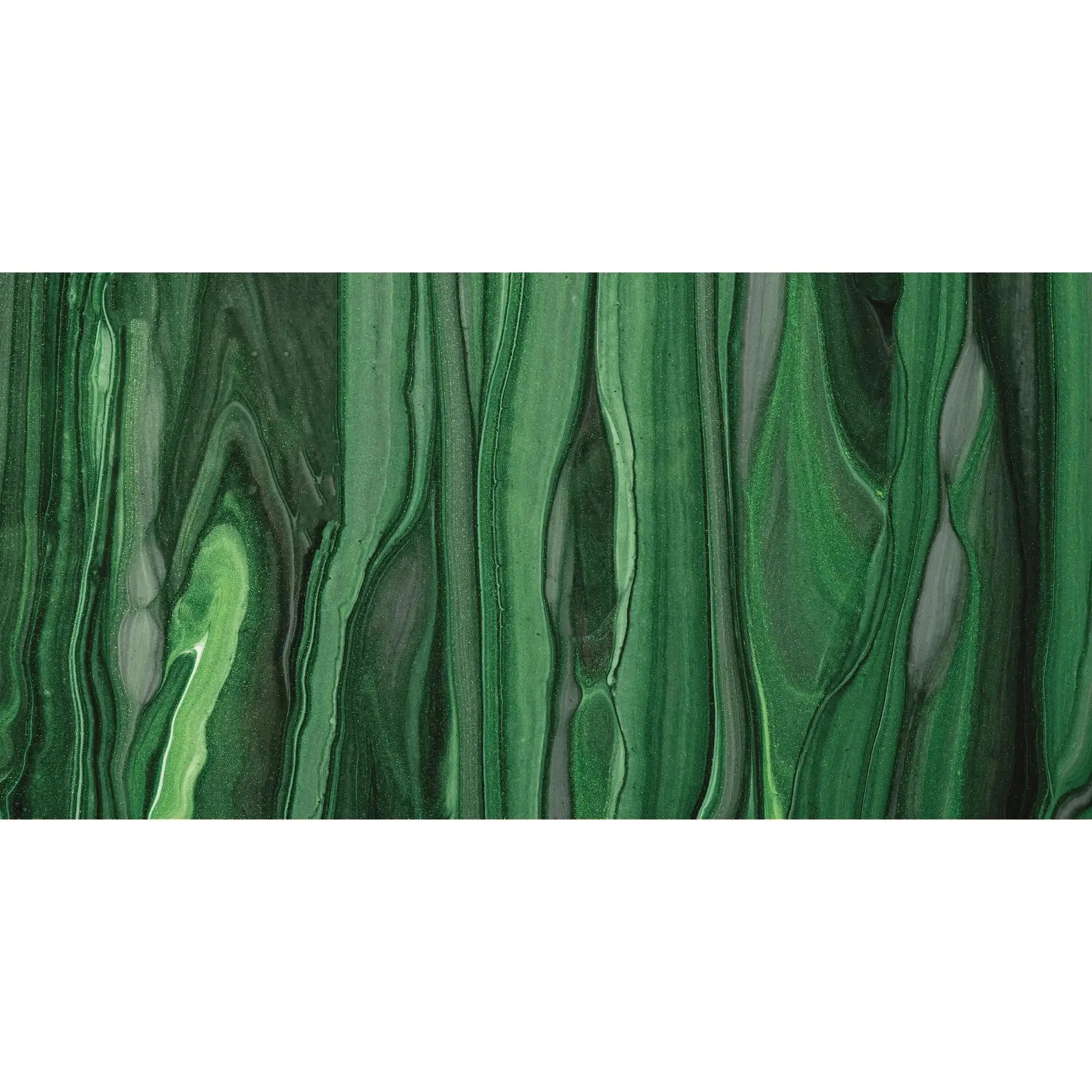 3123-B / Modern Green Striped Self-Adhesive Wallpaper, Trendy Peel and Stick Wallpaper, Natural Green Tree Bark Pattern Wall Mural - Artevella