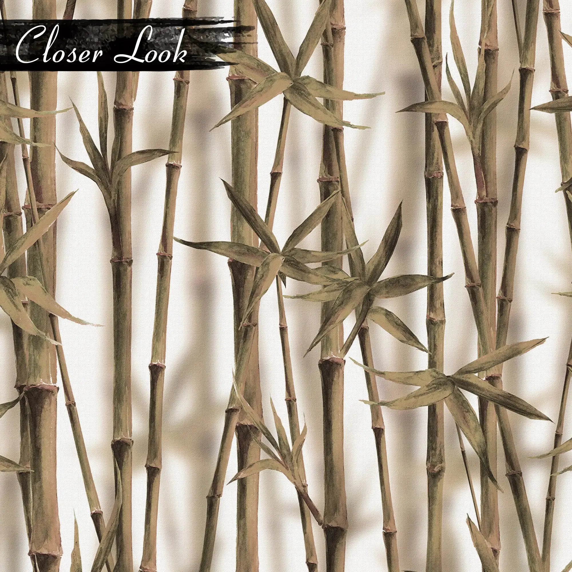 3127-E / Boho Bamboo Forest Wallpaper: Peel and Stick, Temporary Wall Murals for Nature Lovers - Artevella