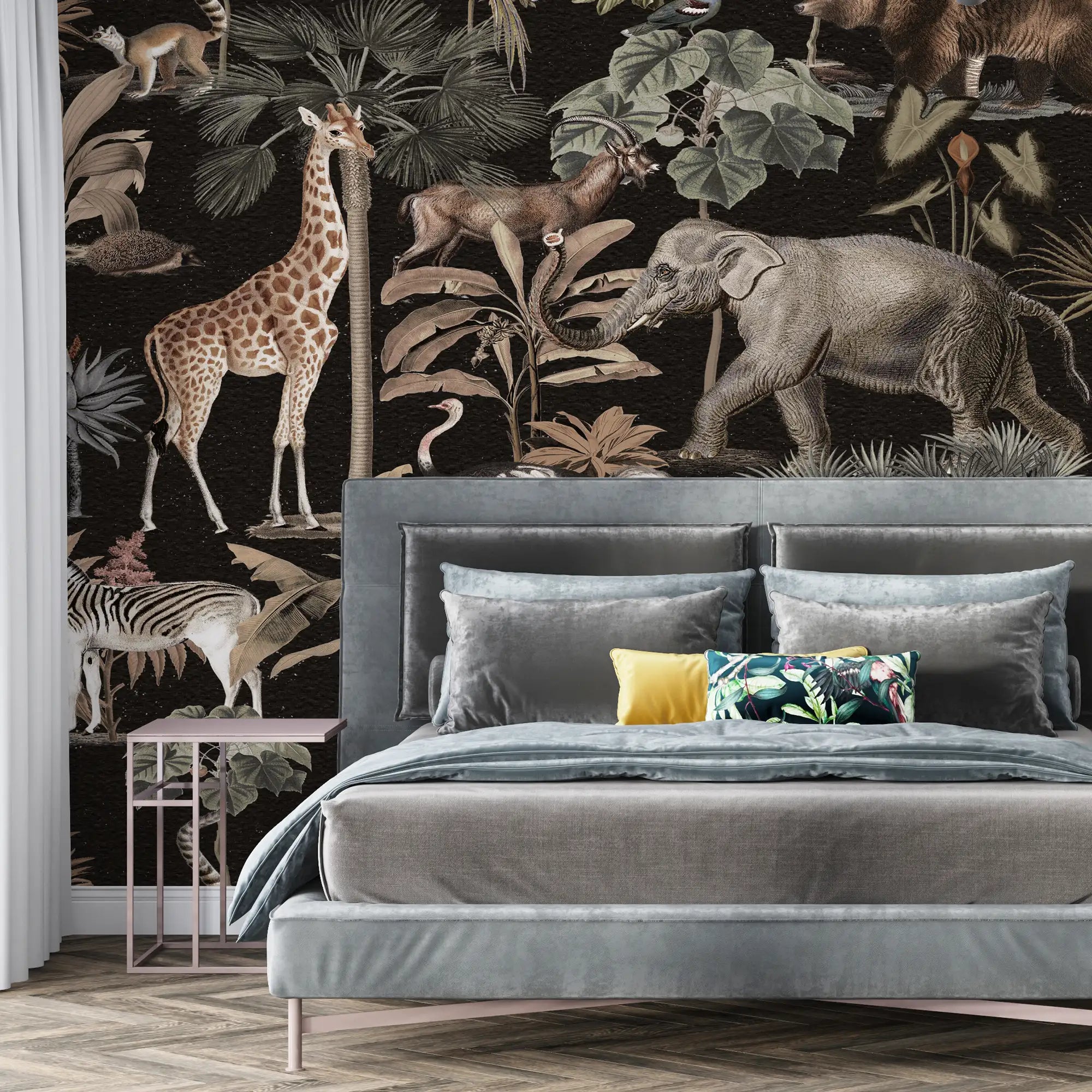 3139-D / Wildlife Inspired Self-Adhesive Wallpaper - Exotic Jungle Design - Modern Decor for Any Room - Artevella