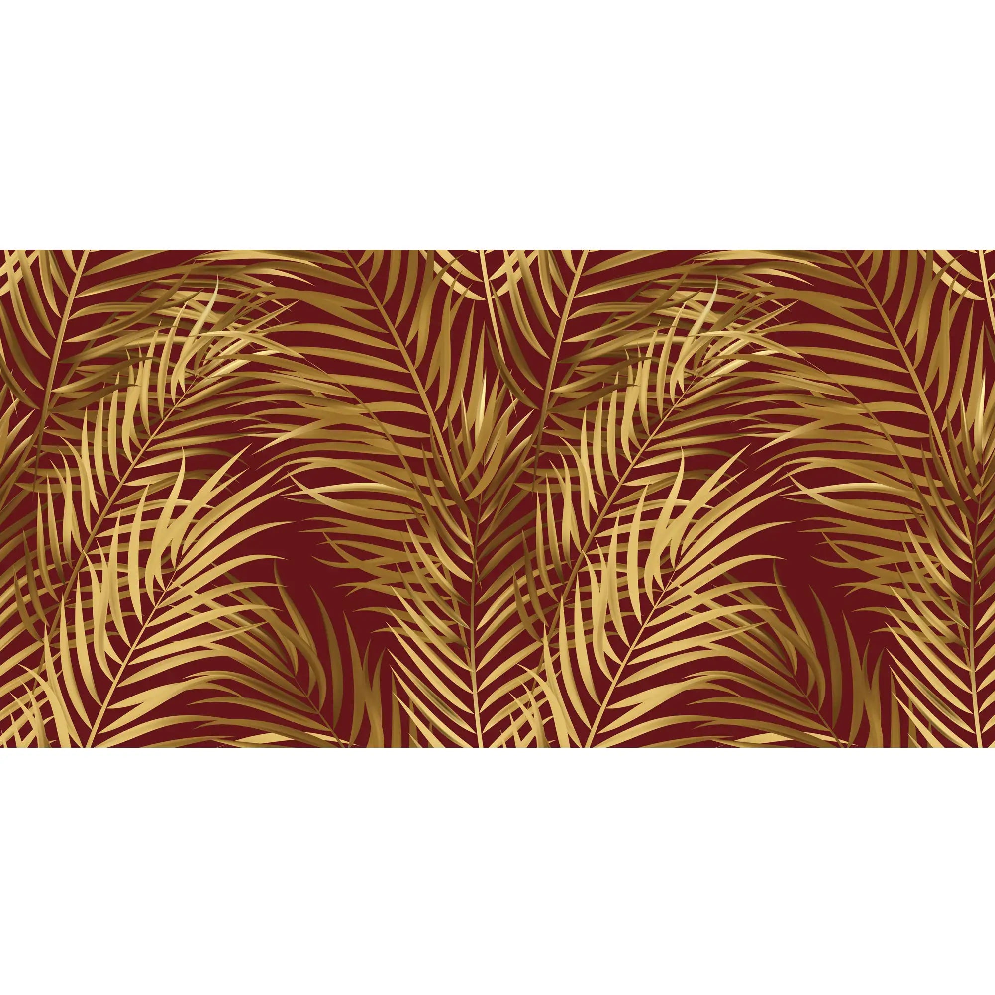 3141-C / Palm Leaf Peel and Stick Wallpaper - Tropical Boho Decor , Stickable Tropical Palm Leaf Design - Artevella