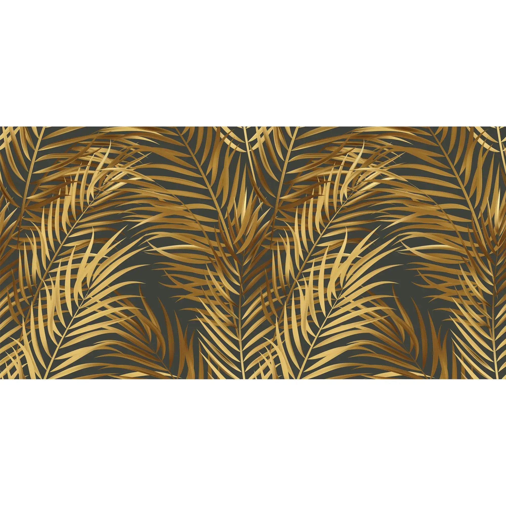 3141-F / Palm Leaf Peel and Stick Wallpaper - Tropical Boho Decor , Stickable Tropical Palm Leaf Design - Artevella