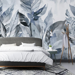3145 / Modern Geometric Peel & Stick Wallpaper, Bold Pattern & Abstract Art, Watercolor Foliage, Temporary Wall Decor for Kitchen/Bedroom/Bathroom - Artevella