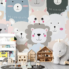 6031 / Removable Fun Wallpaper: Kawaii Teddy Bear Theme, Perfect for Toddler Bedroom Decor and Playroom Wall Decals - Artevella